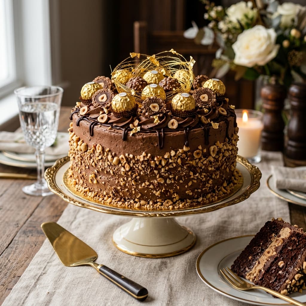 Ferrero Rocher Cake