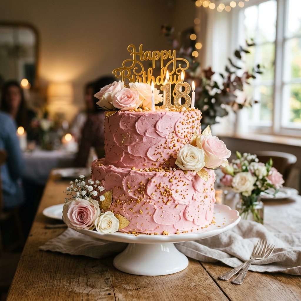 Elegant Floral Buttercream Cake